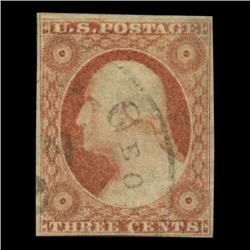 1851 US 3c Stamp PREMIUM (STM-0531)