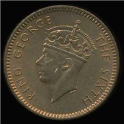 1952 Maritius George VI Cent BU MS65+ (COI-6954)