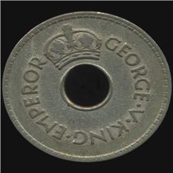 1935 Fiji Penny George VI Hi Grade (COI-7006)