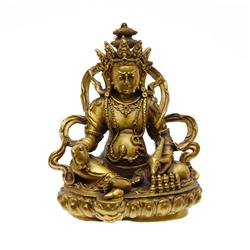 Gilded Tibet Seated Buddha (ANT-613)