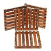Image 1 : Handcrafted Sugar Palm & Mango Coaster Set  (DEC-308)