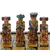 Image 4 : Hand Painted Marble Chess Set Wooden Box (CLB-273)