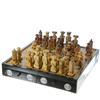 Image 5 : Hand Painted Marble Chess Set Wooden Box (CLB-273)