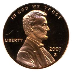 2003S Lincoln Cent PCGS Graded PR69 DCAM (COI-4558)