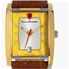Image 1 : New Lamborghini Swiss Movement Tank Style18k/SS Watch Retail $2495 (WAT-117)