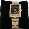 Image 1 : New Lamborghini Swiss Movement Chrono Tank Style18k/SS Watch Retail $2795 (WAT-144)