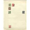 Image 1 : 1800s/1940s Sweden Hand Made Stamp Collection Album Page 6 Pieces (STM-0253)