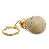 Image 1 : Quail Egg Key Chain with 24k (CLB-455)