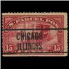 Image 1 : 1913 US 15c Parcel Post Stamp Chicago Precancel NICE (STM-0566)