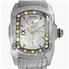Image 1 : New Techno Com Diamond Bezel Mens Tank Watch Retails $2,995 (WAT-131)