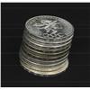 Image 1 : 1968 Mexico Olympic Silver 25 Pesos Unsearched Stack of 10 Mostly BU 5.2 Ounces Silver! (COI-5234)