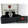 Image 3 : New Lamborghini Swiss Movement Chrono Style SS Watch Retail $2295 (WAT-158)