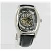 Image 1 : New Jacot Men's Tank Style Skeleton Watch  Retail $1995 (WAT-148)