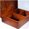 Image 5 : Inlaid Burl Box Handmade Rare Afzelia Wood (DEC-002)