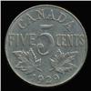 Image 2 : 1929 Canada 5c Hi Grade (COI-6708)