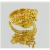 Image 1 : Ladies Dragon Ring 22k Gold Vermeil (JEW-1377)