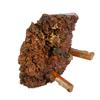 Image 4 : Hand Carved Afzelia Burl Wood Footed Tray  (DEC-107)