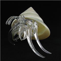 Hand Formed Glass Hermit Crab (DEC-265)