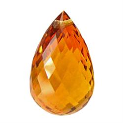 15.76ct Funny Lovely Briolette Golden AAA Citrine (GEM-22989B)