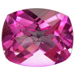 4.90ct Shimmering Mystic Pure Pink Cushion Topaz Appraisal Estimate $9800 (GEM-24273E)