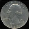 Image 1 : 1985D Washington 25c Quarter Coin Graded GEM (COI-6896)