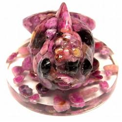 520ct. Appealing Pink Sapphire Goldfish Statue (GEM-9744)