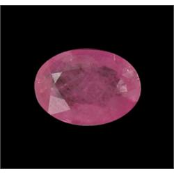 2.20ct RARE Top AAA Pink Red Ruby Mokok VS Oval Cut  Appraisal Estimate $2640 (GEM-4755)