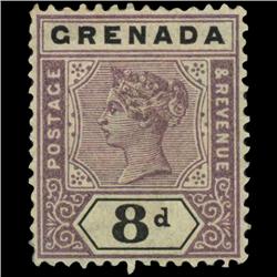 1895 Grenada 8p Postage Stamp Mint PREMIUM (STM-0578)