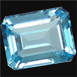 4.02ct Natural Sky Blue Octagon Topaz (GMR-1022)