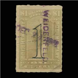 1900 US $1 Documentary Revenue Stamp NICE (STM-0538)