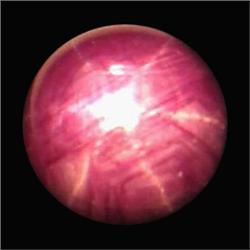 6.16ct Oval Cabochon Red Star Ruby (GEM-21396)