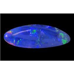 4.65ct Australian Black Opal Doublet Full Fire (GEM-23062)