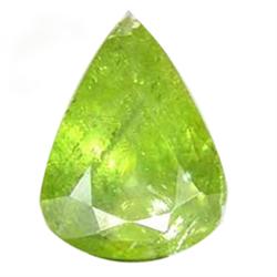 2.00ct Dazzling Natural Pear Pakistan Green Sphene (GEM-25058)