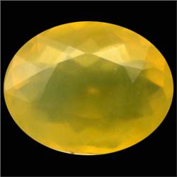 20.90ct Natural Yellow Mexico Opal Oval   (GEM-23758)