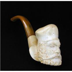 Vintage Meerschaum Pipe Bone Horn Mouthpiece (ANT-871)