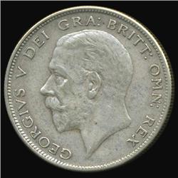 1929 Britain George V Half Crown AU+ (COI-7088)