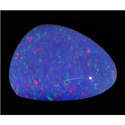 3.86ct Australian Black Opal Doublet Full Fire (GEM-22635A)