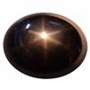 6.15ct Opaque Oval Cabochon Black Star Sapphire Natural  (GEM-23246)