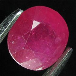 5.8ct Oval Cut Red Ruby Madagascar Appraised $8k (GEM-17972)