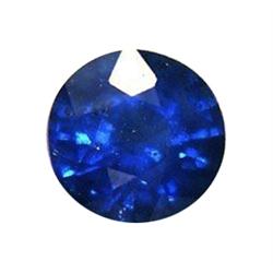 0.75ct Round Shape Natural Blue Sapphire (GEM-25289)