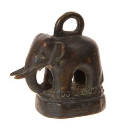 Elephant Opium Weight  Early 1900s Bronze (ANT-036)