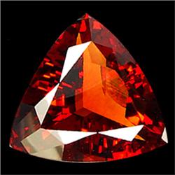 42.54ct Citrine Trillion Cut Orange Red (GEM-23041)