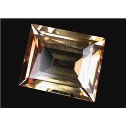  8.99ct Dazzling Imperial Topaz Baguette Unheated Appraisal Estimate $22475 (GEM-19802)