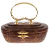 Finely Hand-woven Lipao Gold plate Handbag (ACT-023)
