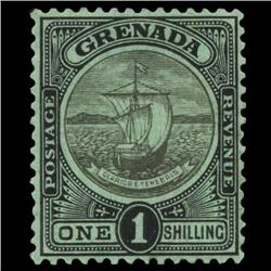 1908 Grenada 1s Postage Stamp Mint PREMIUM (STM-0573)