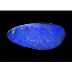 2.05ct Australian Black Opal Doublet Full Fire (GEM-23063E)