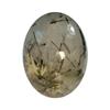 Image 1 : 1150ct Amazing Quartz Crystal Egg With Tourmaline Rutilated 67mm (GEM-23972)