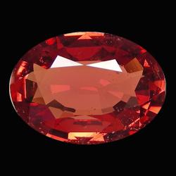 .42ct Intense Orange Sapphire Oval Facet (GMR-0998)