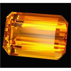 60.50ct Luminous Golden Yellow Emerald Cut Citrine (GEM-22747)