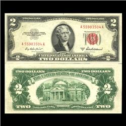 1953A $2 US Note Crisp Uncirculated SCARCE (CUR-06032)